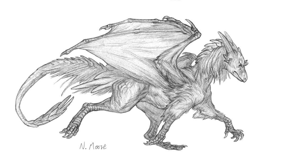 Dragon Sketch By Goosechimera -- Fur Affinity [dot] Net