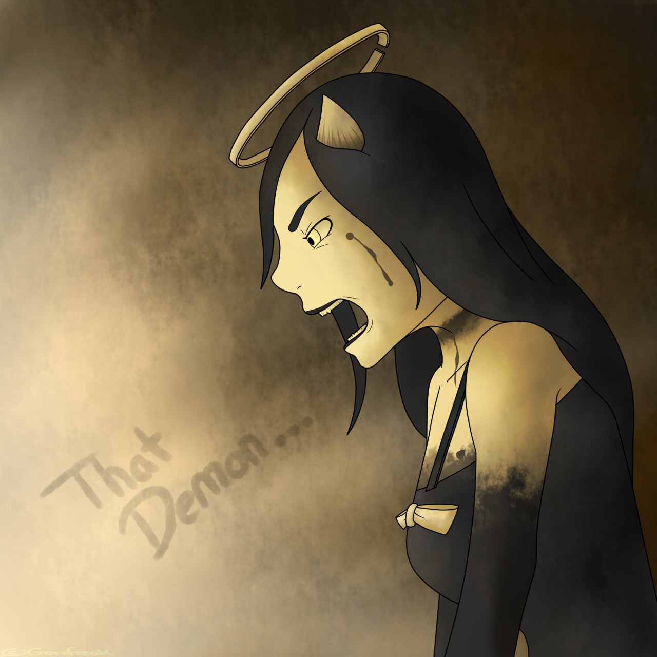 That Demon (BatIM Fanart) by gorefreakft.mlpkeepyoualive -- Fur Affinity  [dot] net