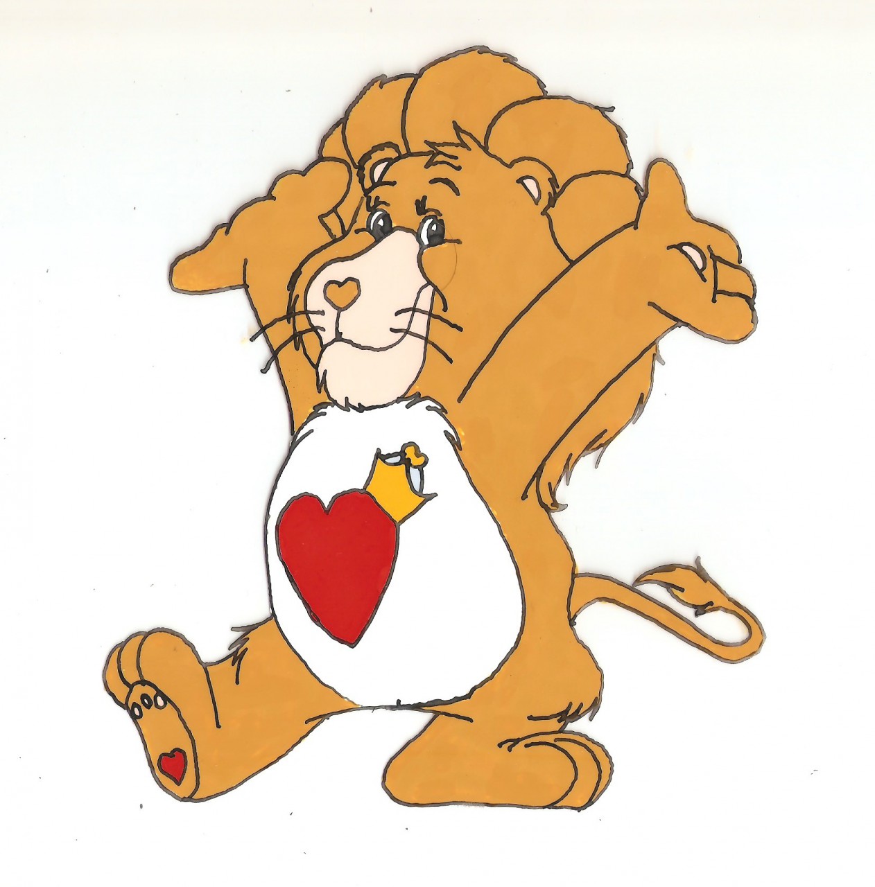 Лев с сердечком