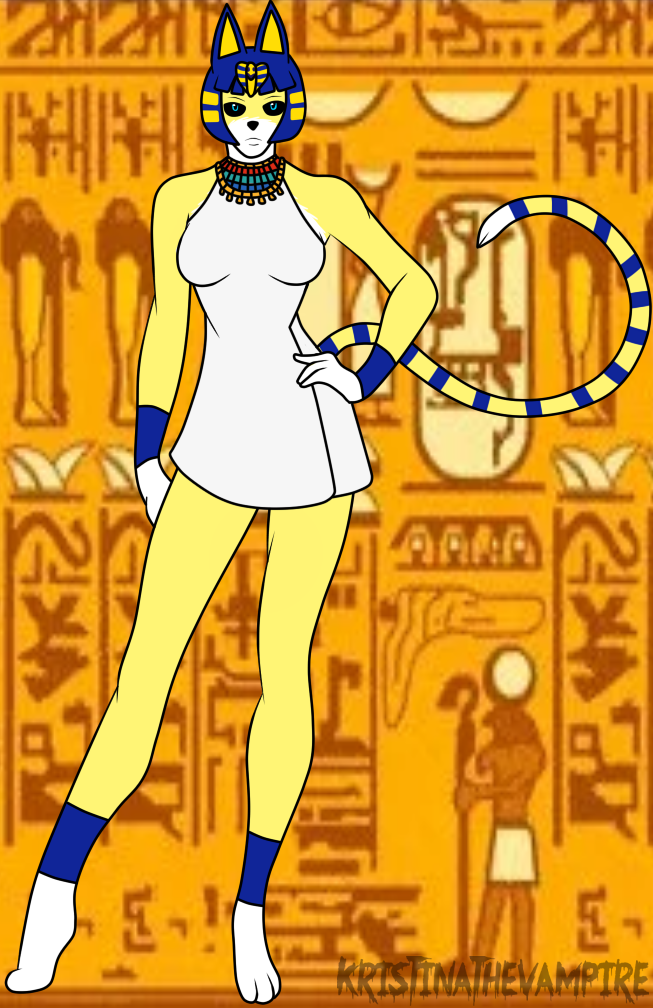 Cosplaying As Ankha 1st Outfit Version by GothicKhaldia