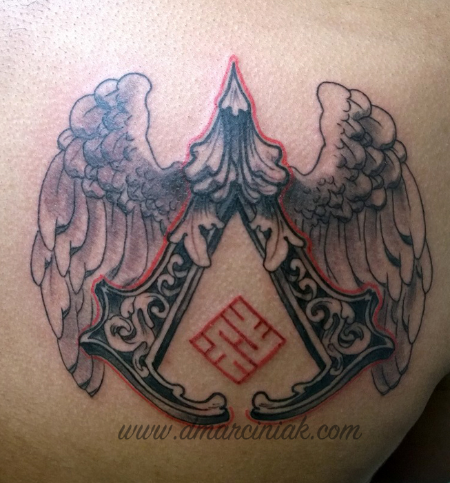 Tattoo of Videogames Assassins Creed