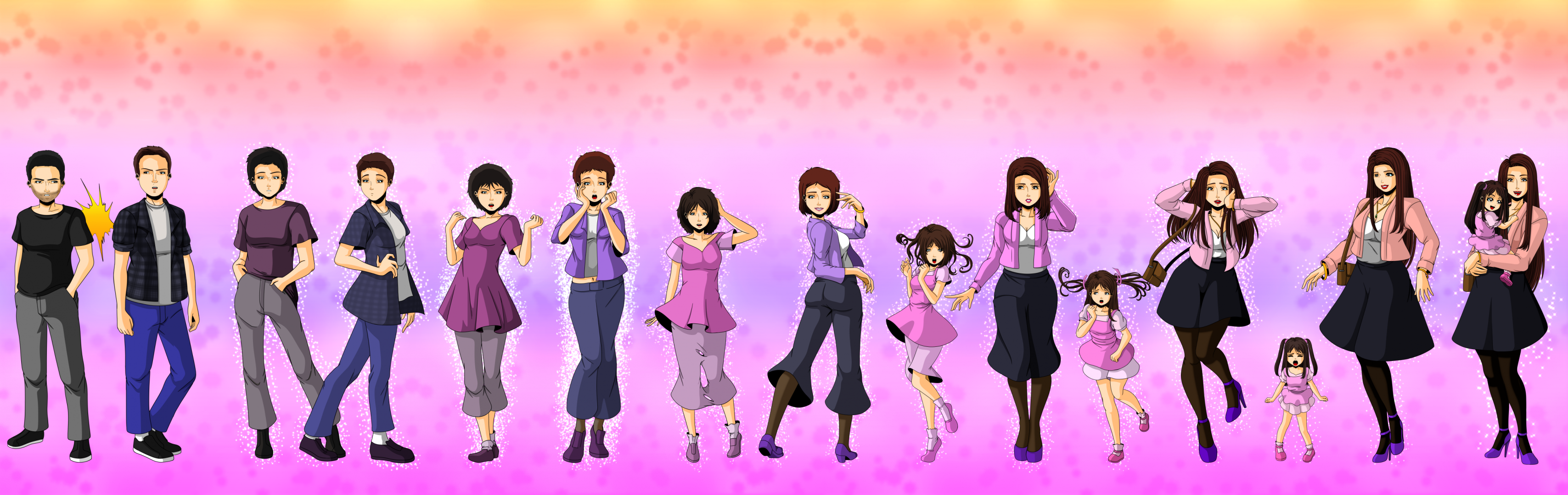 instant family: Mother daughter tg by GoukiKabuto -- Fur Affinity [dot] net