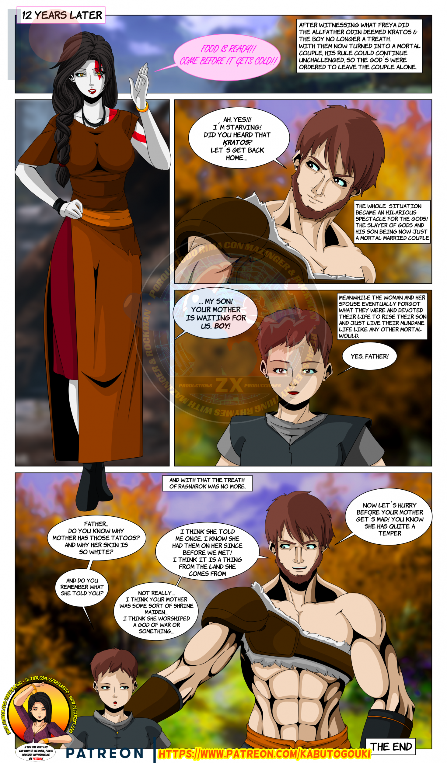 Female kratos comic