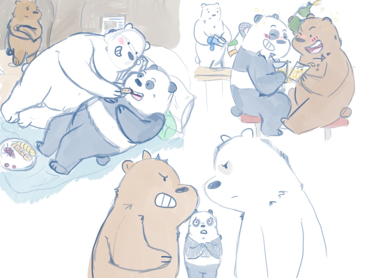 Panda (We Bare Bears) by Fantasywolf2021 -- Fur Affinity [dot] net