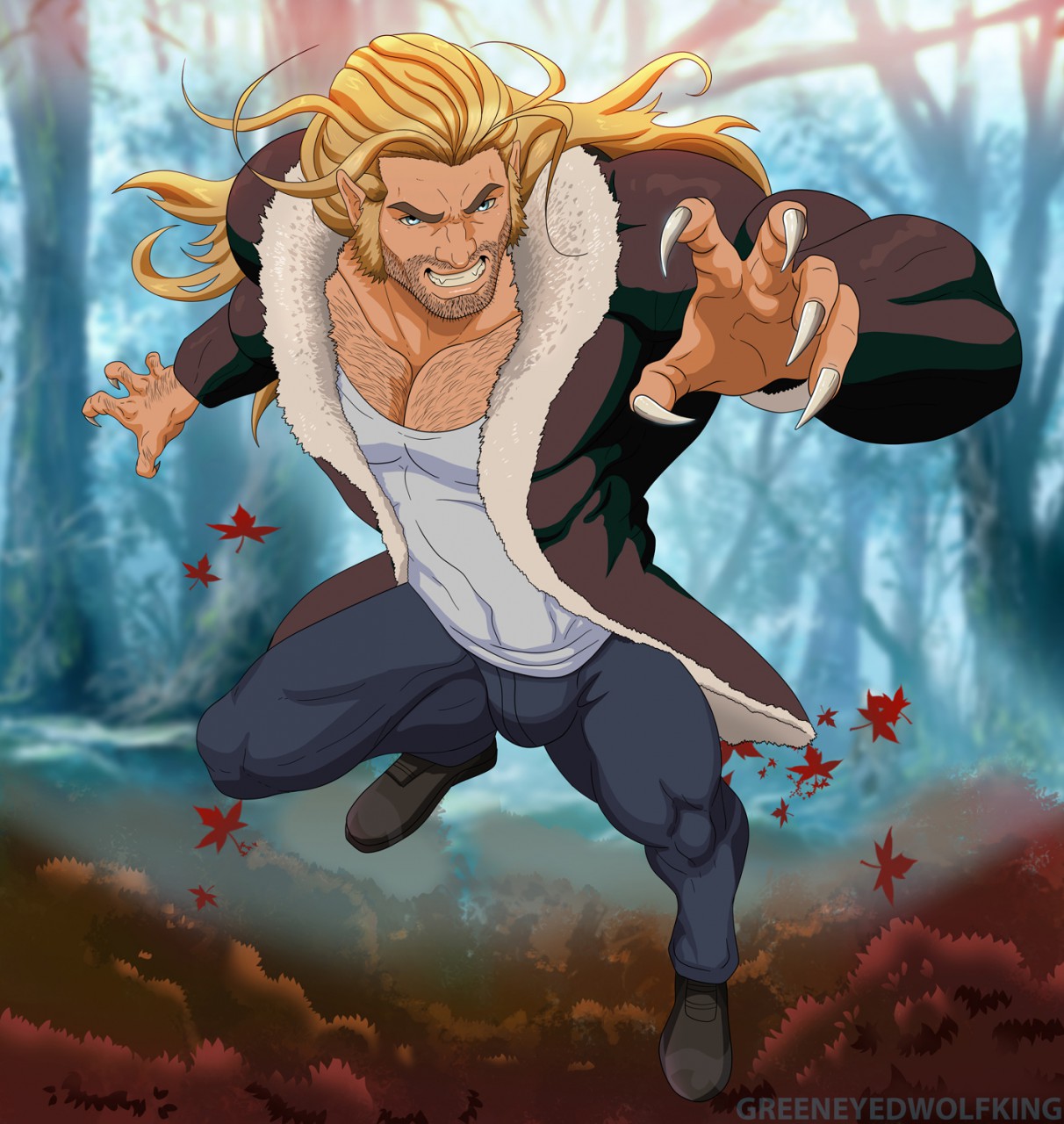 Sting will win for Sabertooth  Daily Anime Art