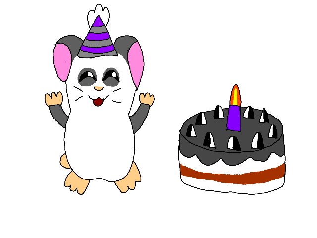 hamster birthday clip art