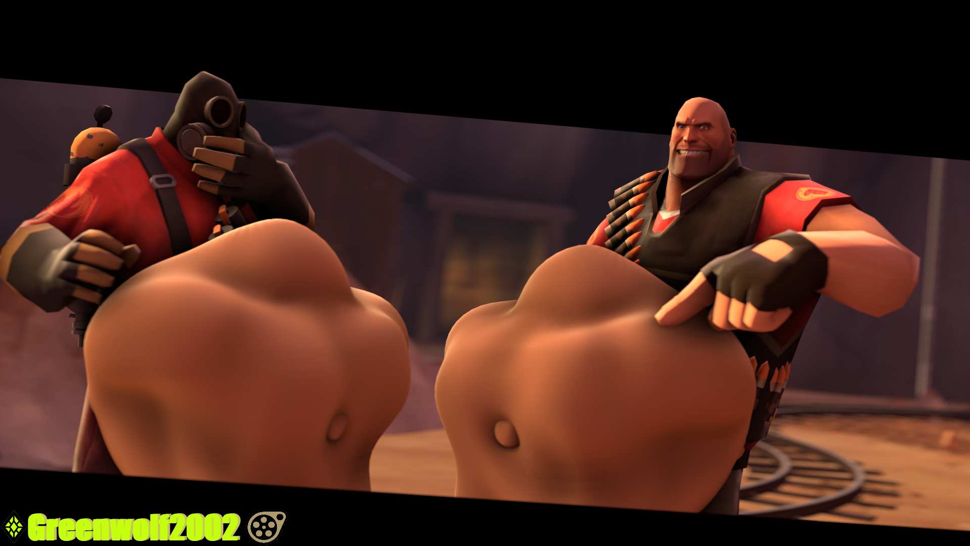 Pyro & Heavy Weapons Guy Vore by greenwolf2002 -- Fur Affinity [dot] net