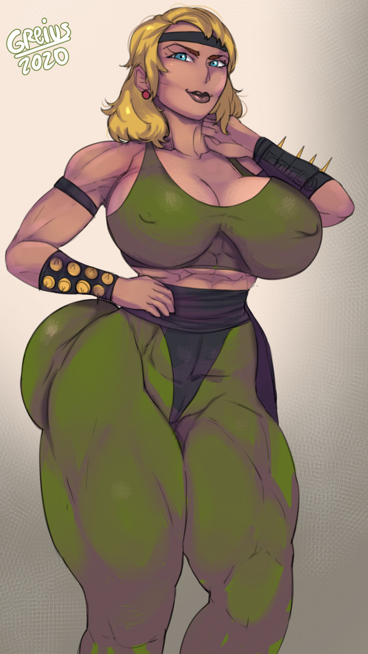 Sonya Blade Fanart of the month (Patreon) by Greivs -- Fur Affinity [dot]  net