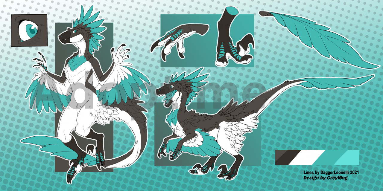 Raptor adopt sold by Greyl0ng -- Fur Affinity [dot] net