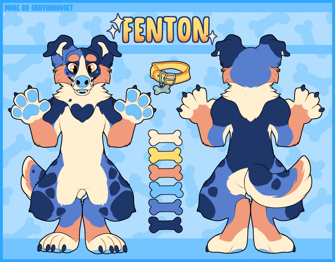 Fenton Fursuit Ref Sheet By GriffinNugget Fur Affinity Dot Net