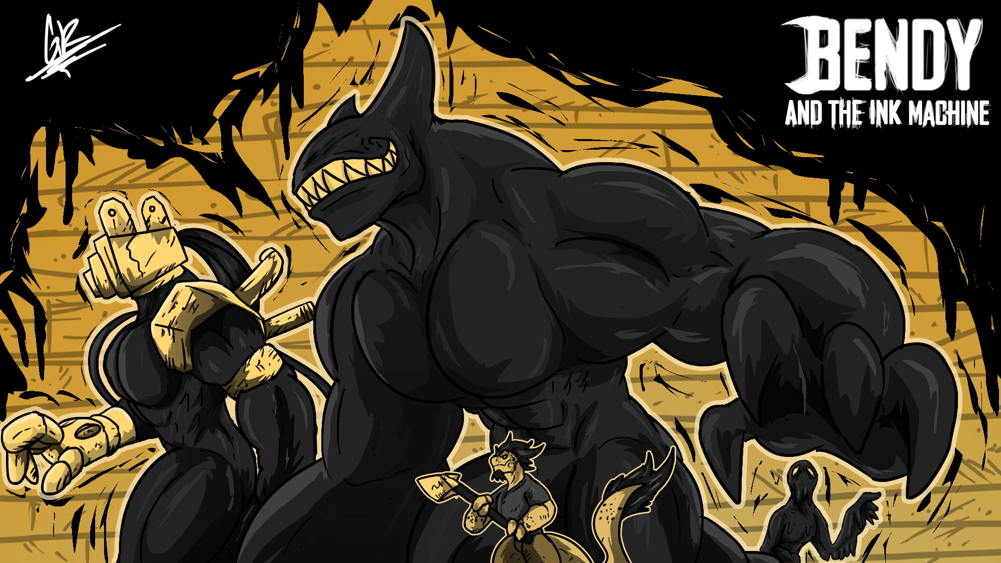 BENDY AND THE INK MACHINE THUMBNAIL by Grilder123 -- Fur Affinity [dot] net