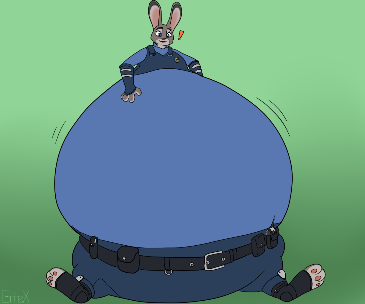 Swelling Judy Hopps by GrineX -- Fur Affinity [dot] net