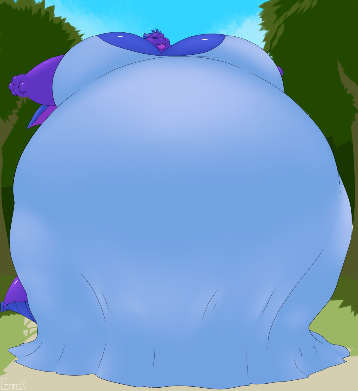 Sexy blueberry inflation