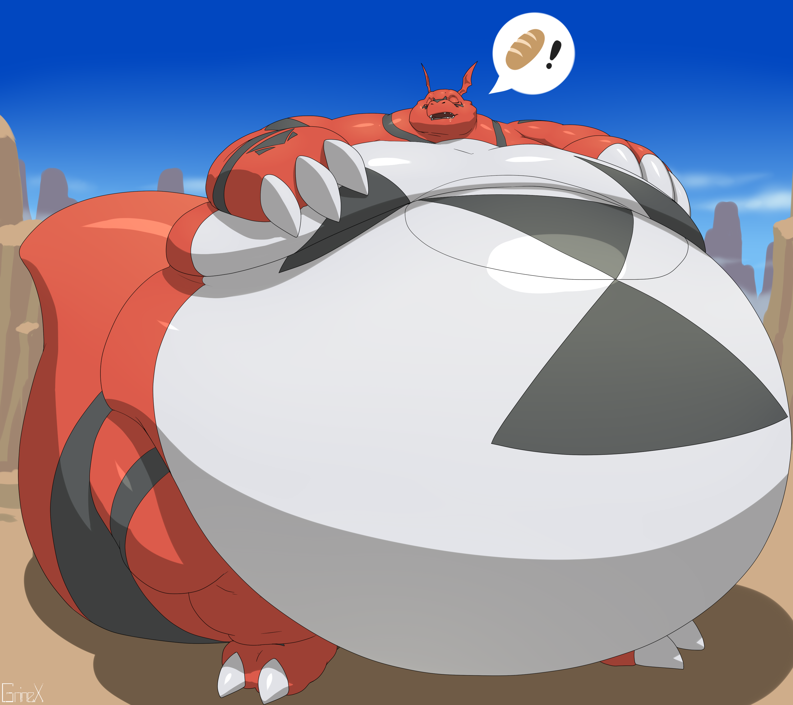 Fat Hitmonlee by NeonGoth94 -- Fur Affinity [dot] net