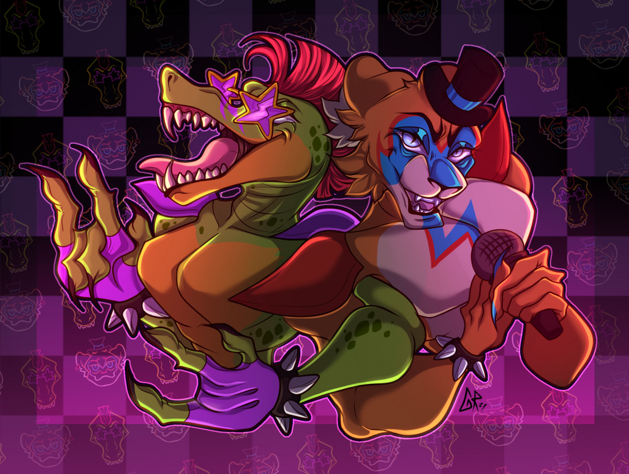 FNAF Security Breach - Fanart by Grizlikk -- Fur Affinity [dot] net