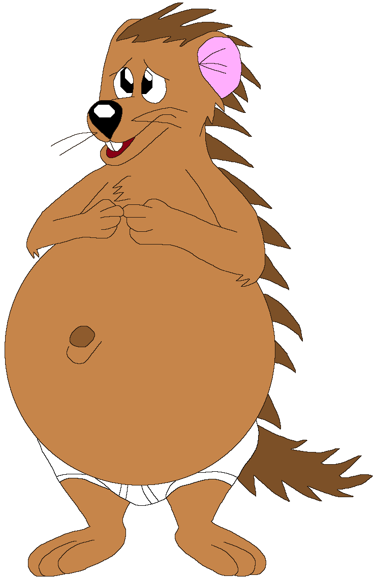 Porcupine In Tighty-Whities by GroverGrizzly -- Fur Affinity [dot] net