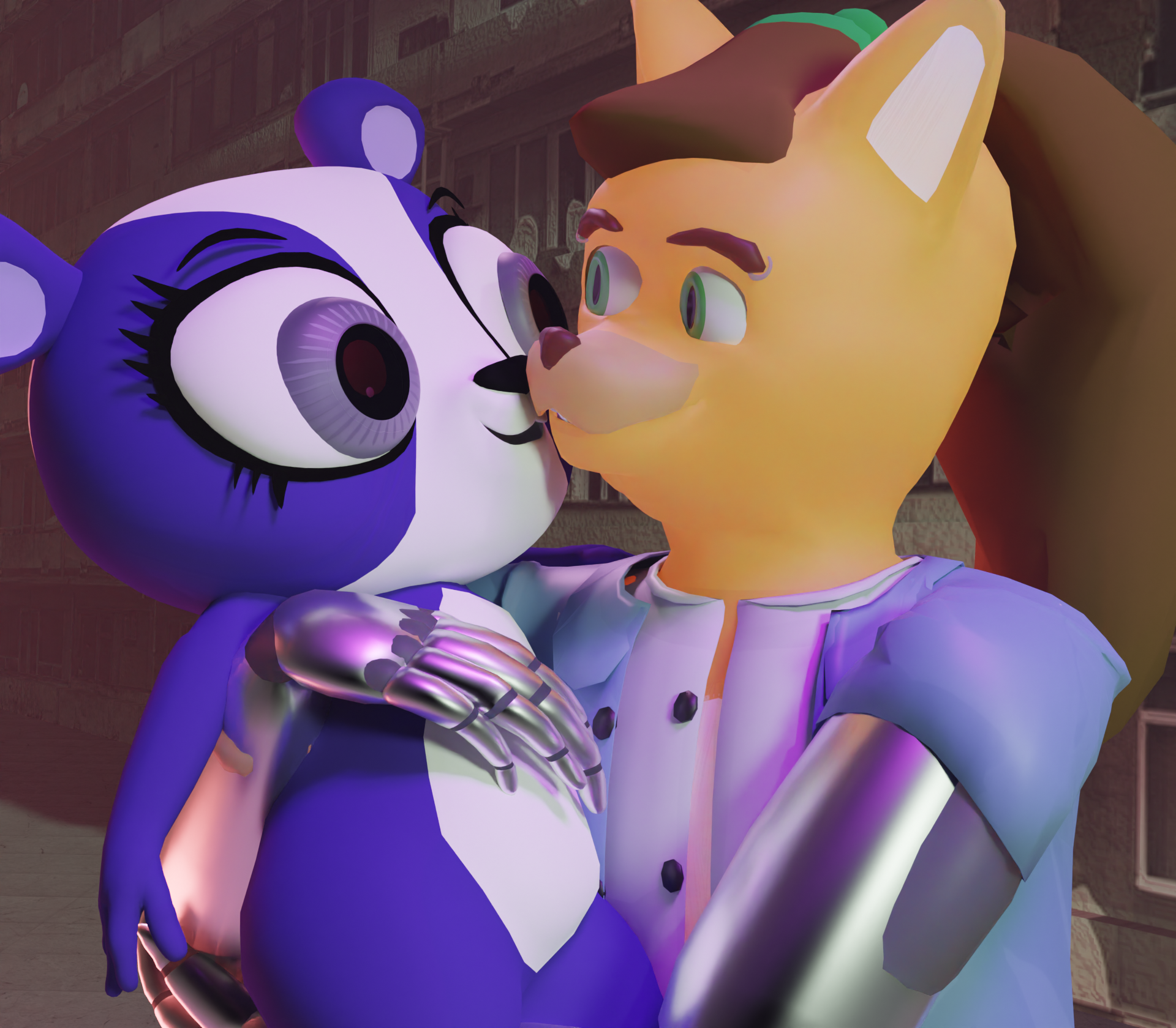 Penny Ling Hug 2 by groxoid -- Fur Affinity [dot] net