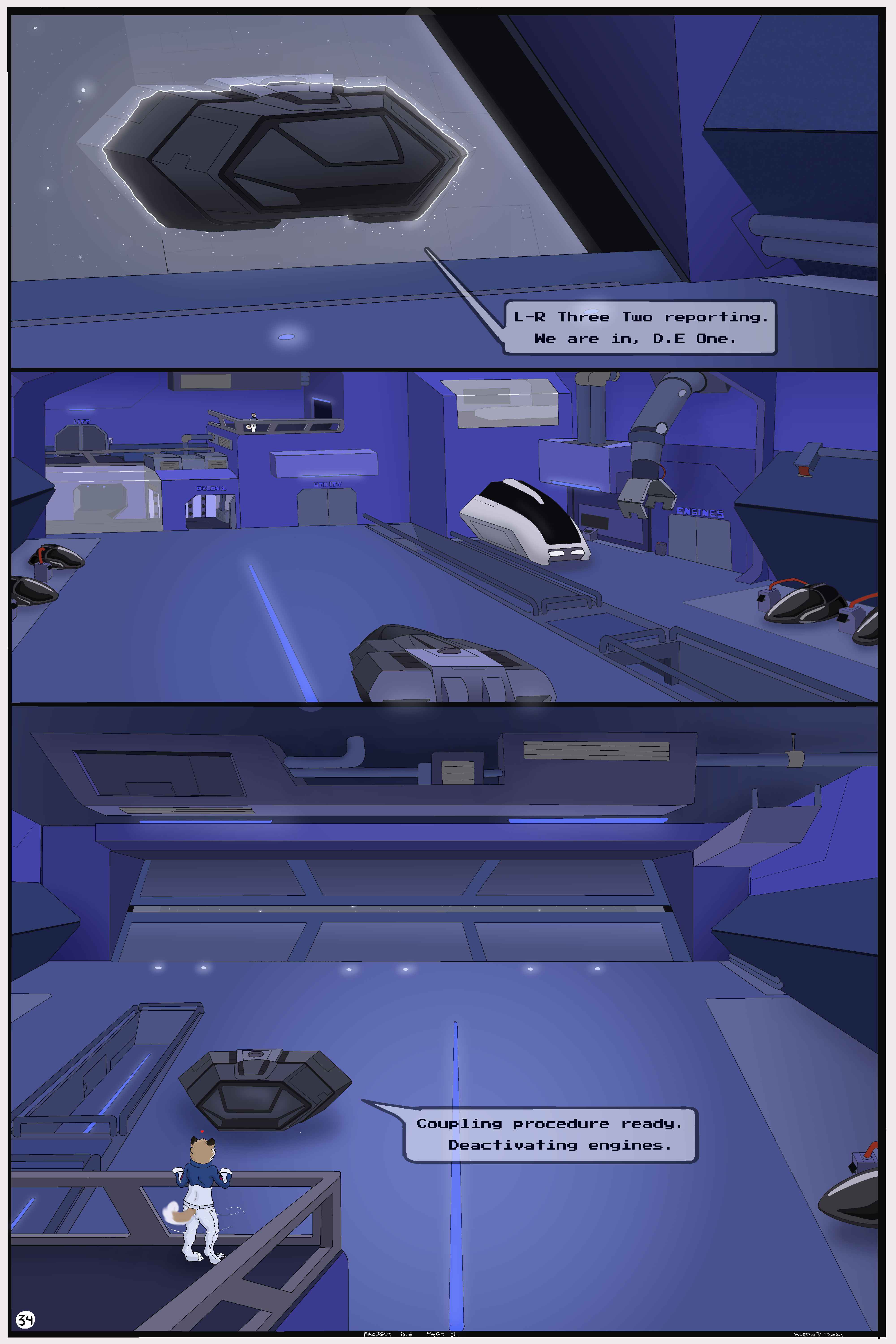 Project D.E -Comic Part 1- (Page 34)