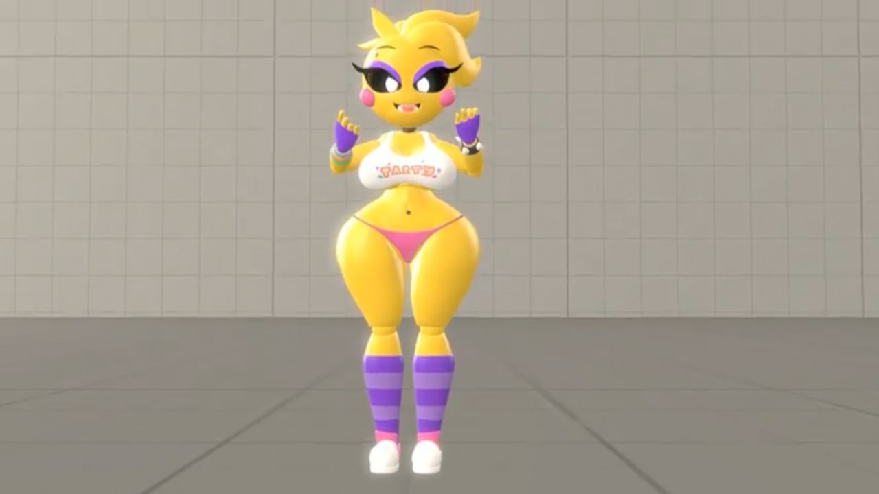 Giantess Chica Growth Test Animation (Link in description). 