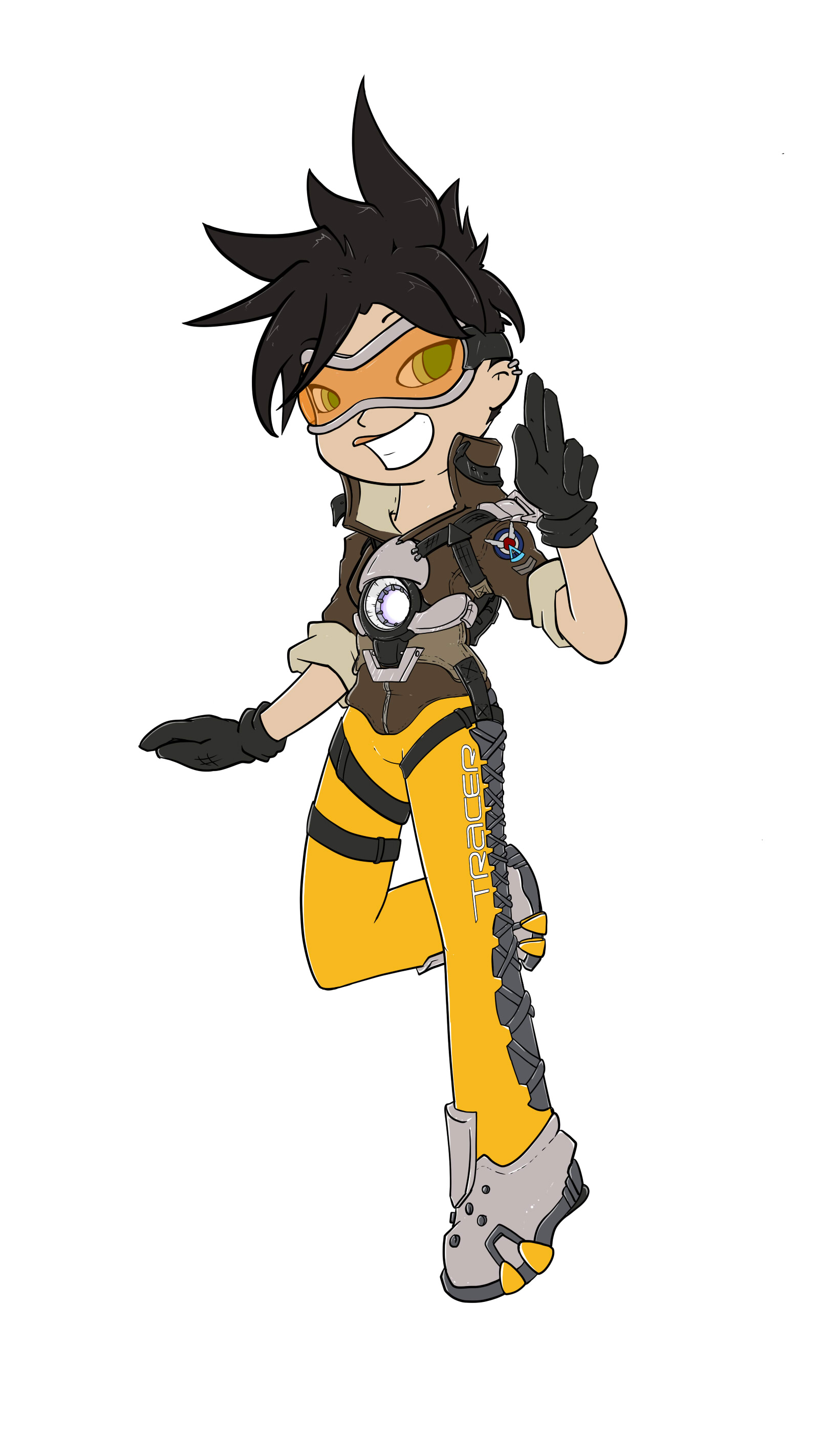 Overwatch tracer, Character art, Tracer art