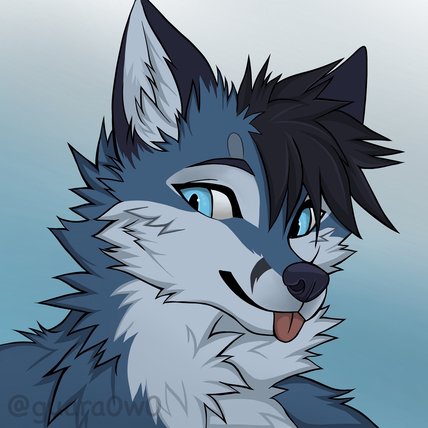 Fox Icon commission by Guara0w0 -- Fur Affinity [dot] net