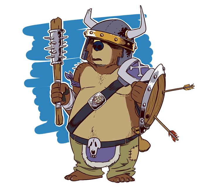 bearbarians raccoon