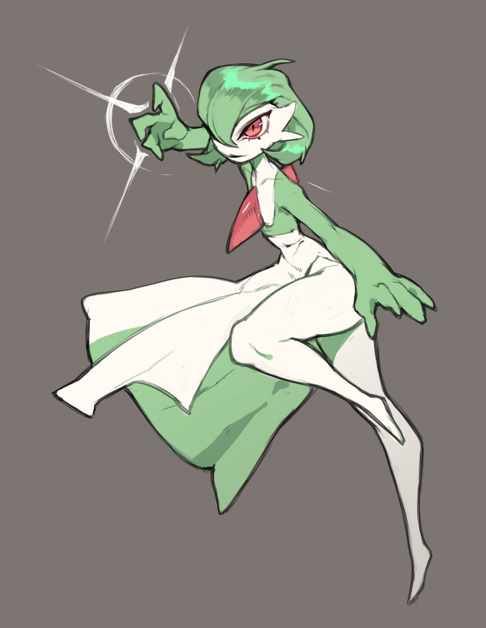 Gardevoir Fan Art by TheGreenCoffii -- Fur Affinity [dot] net