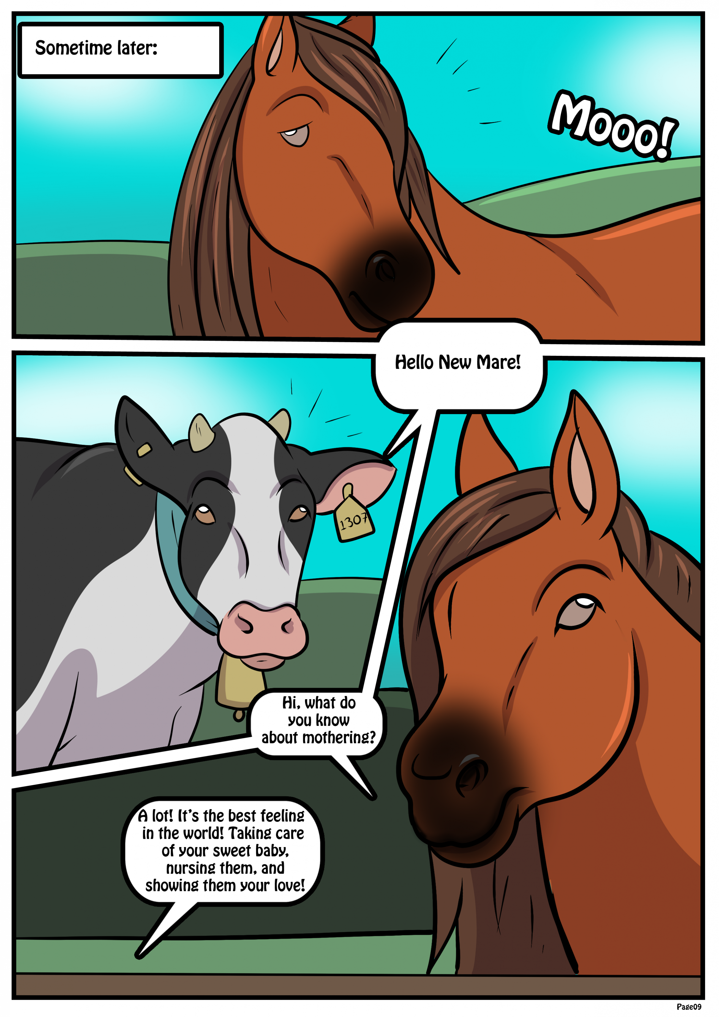 Horse breeding comics