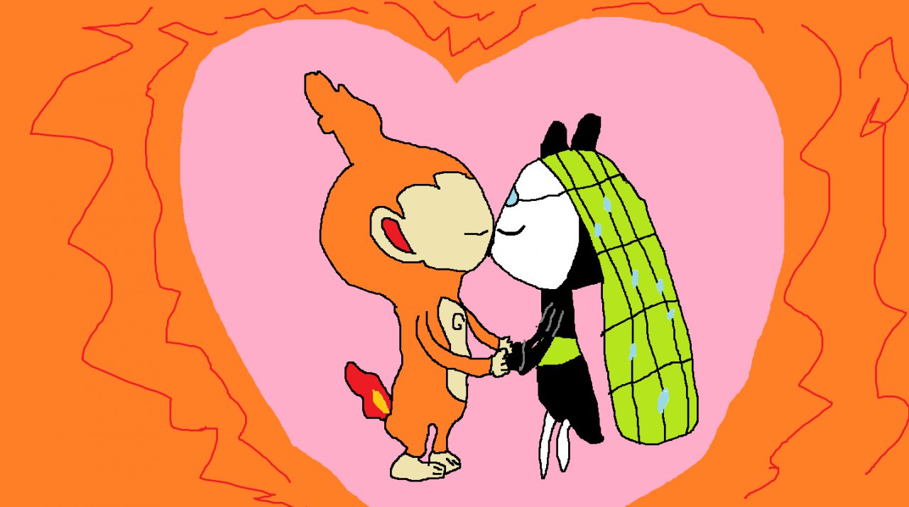 billy and mandy kiss
