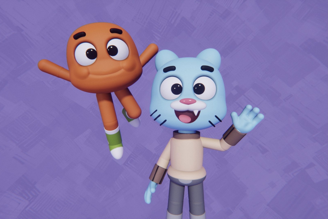 Gumball and Darwin by silverfox5213 -- Fur Affinity [dot] net