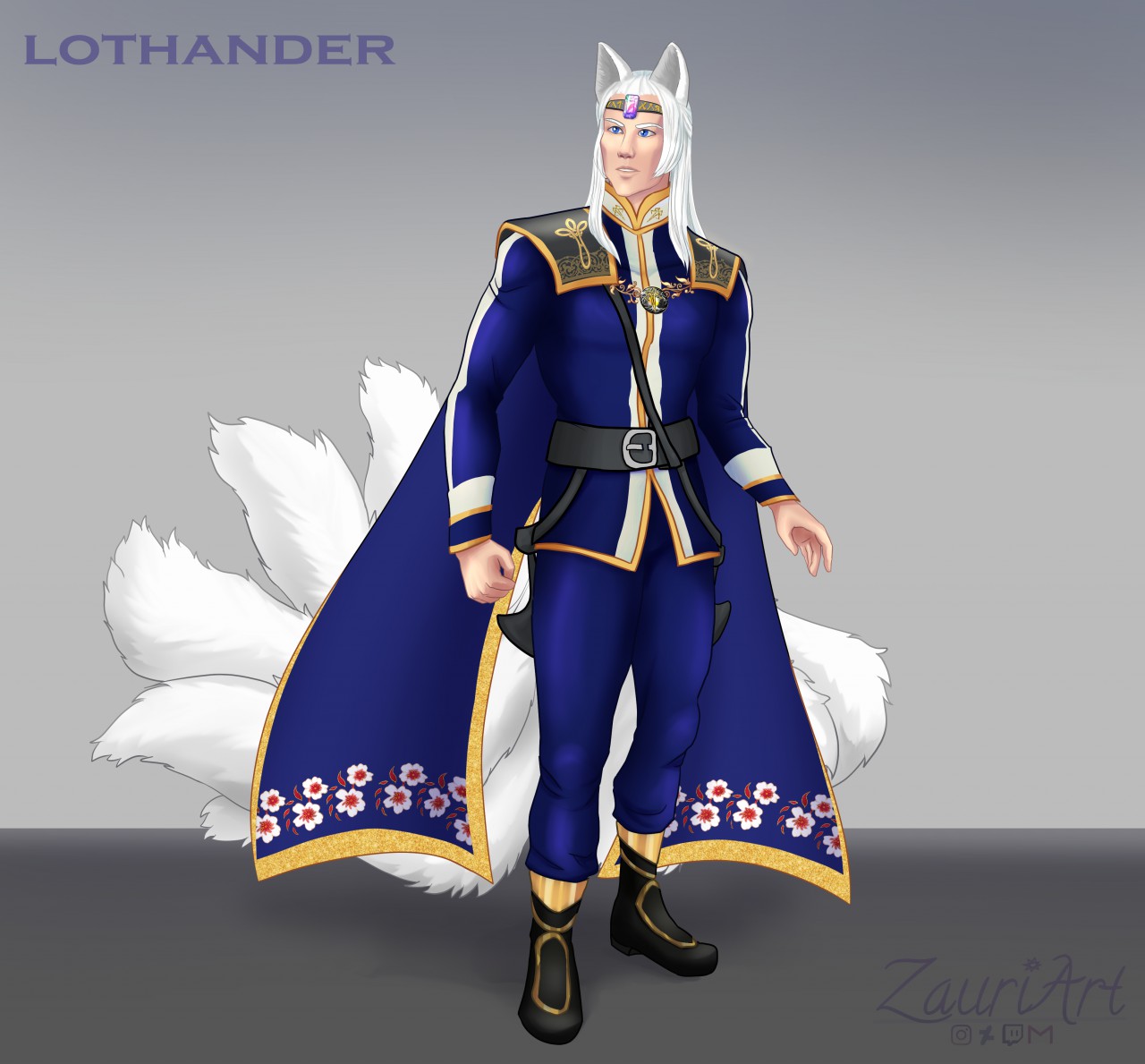 Lothander Whitestar, Hybrid Form by H-Nighthawk -- Fur Affinity