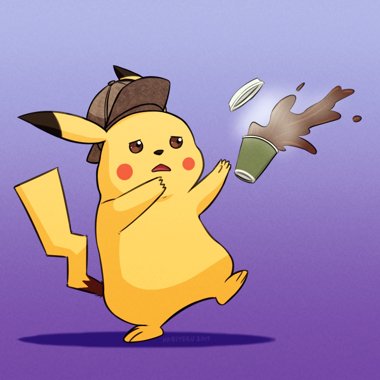 Detective pikachu ditto human