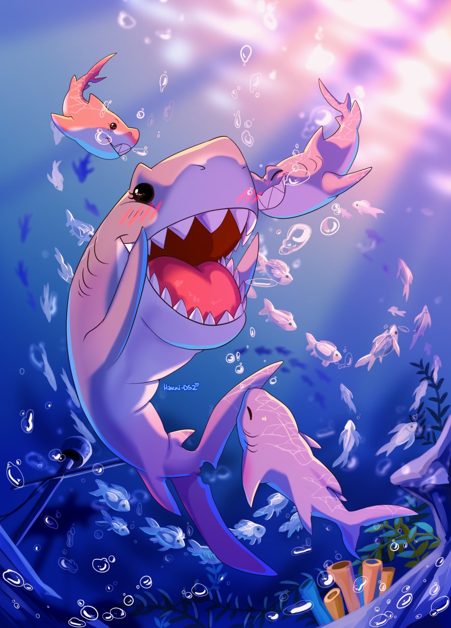 shark family by HakkiDS2 -- Fur Affinity [dot] net