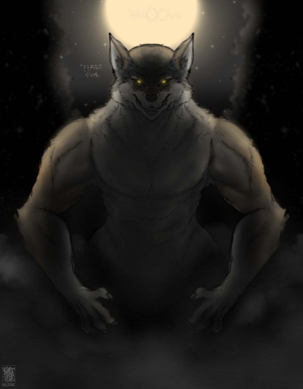 Night Of The Werewolf by -CedarWolf -- Fur Affinity [dot] net