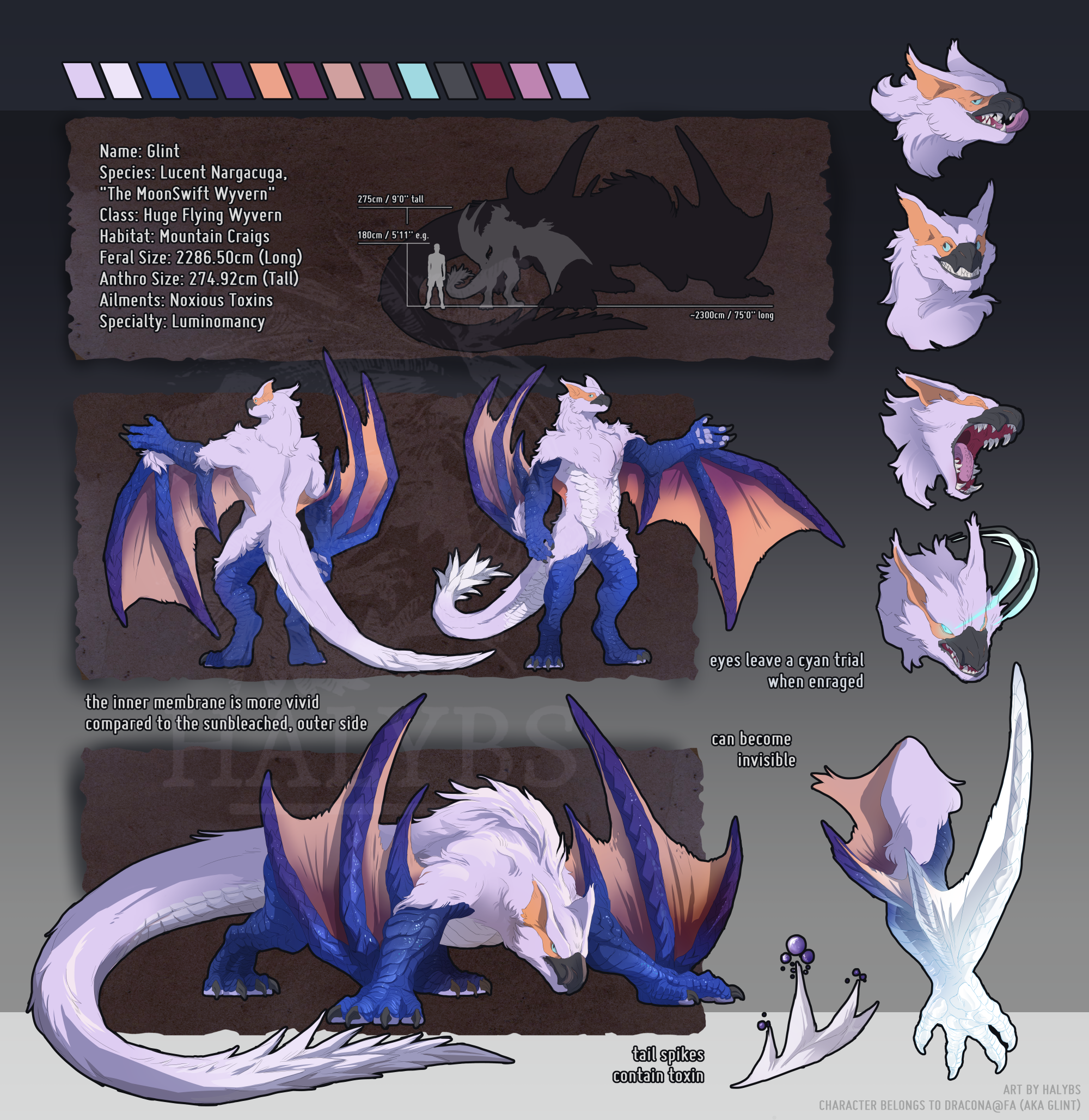 [C] GLINT ref sheet- look at those BEANS!