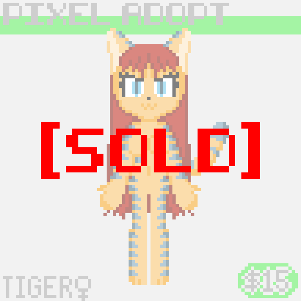 Pixel Adopt #6 - Tiger Female [SOLD]