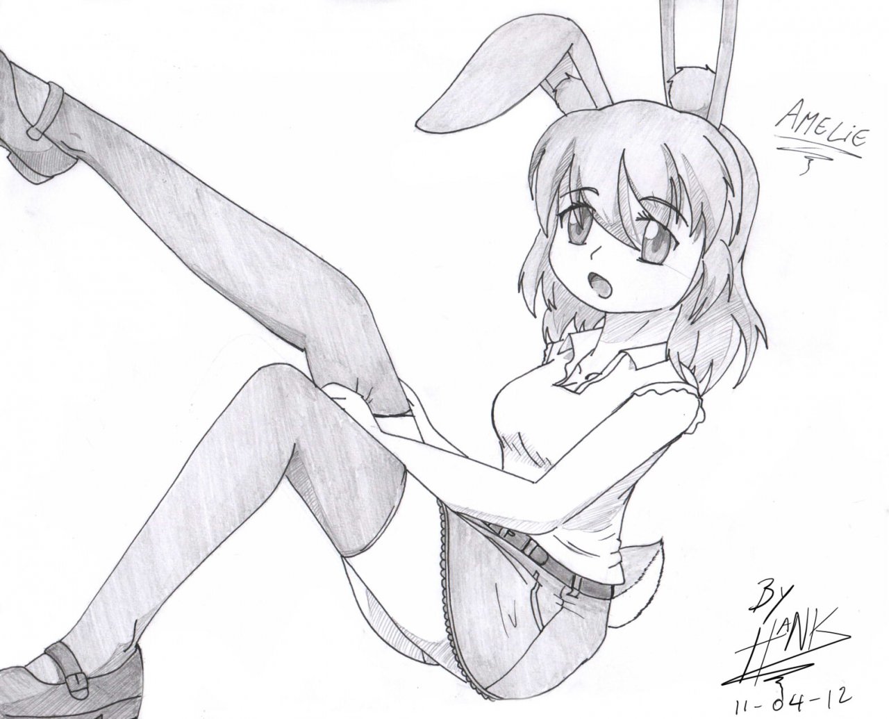 Bunny girl позы для рисования