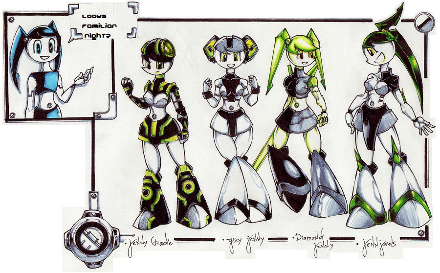 Jenny Wakeman, my Life As A Teenage Robot, Robot, emotion, digital