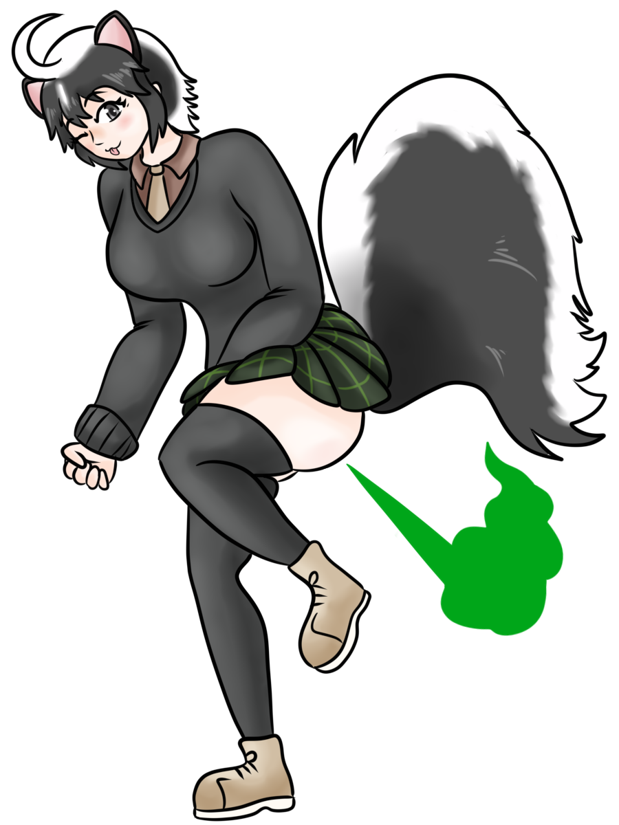 Skunkgirl fart