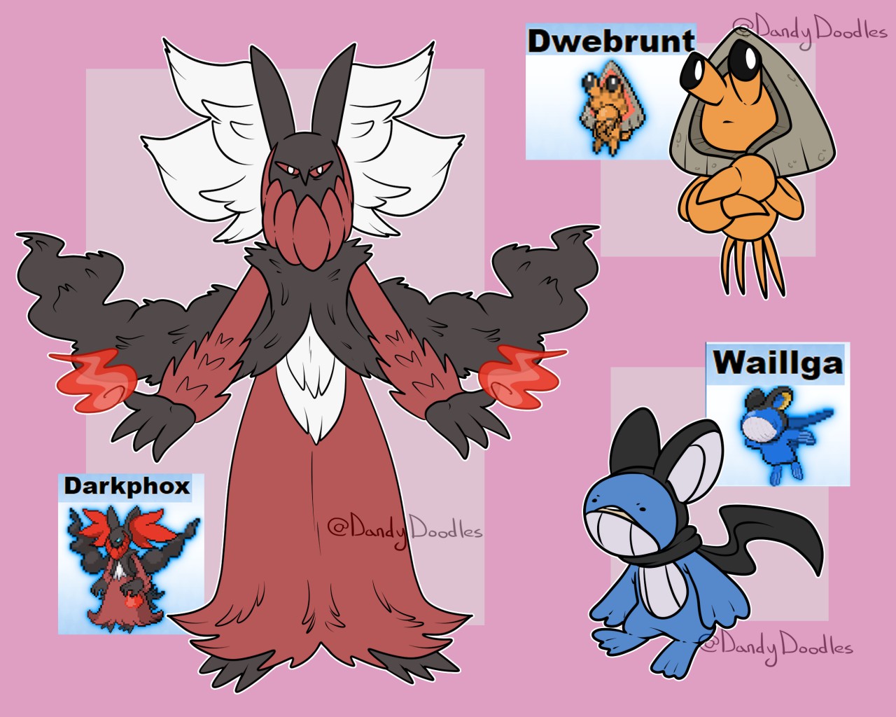 Pokemon Fusions by HappyDoodles -- Fur Affinity [dot] net