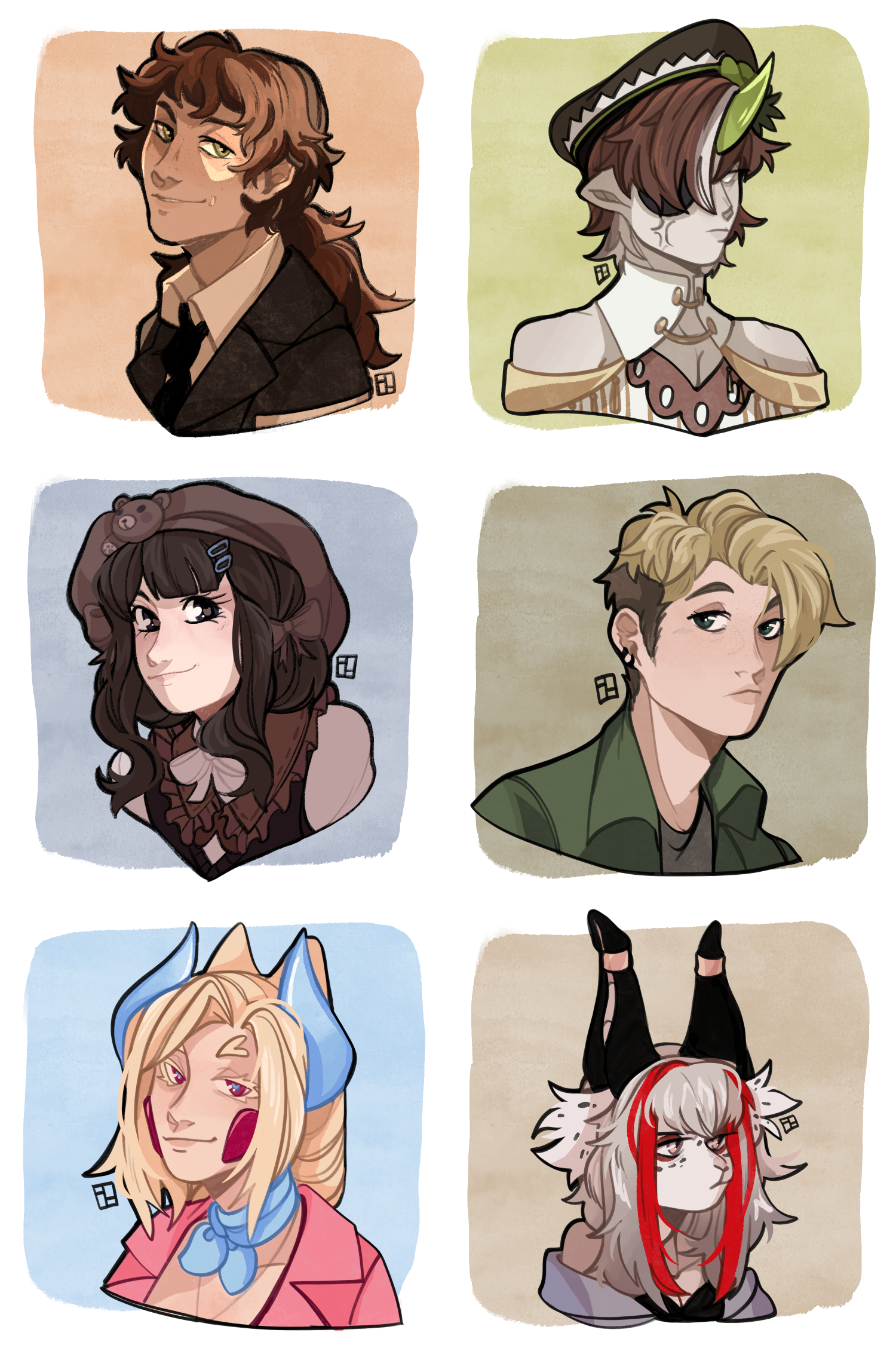 [C] Sketch portraits