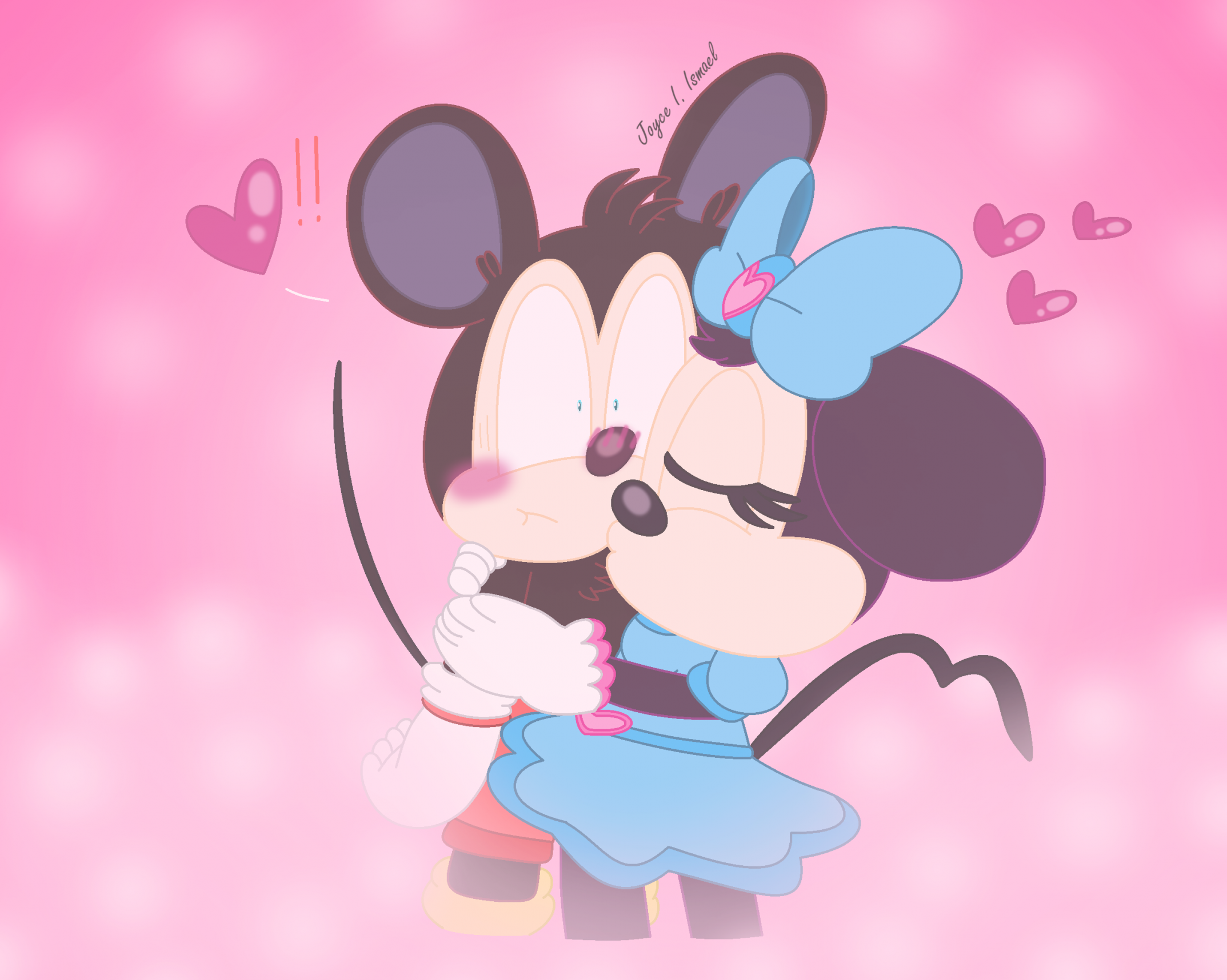 Mickey Mouse And Minnie Mouse - minnie love mickey Wallpaper Download