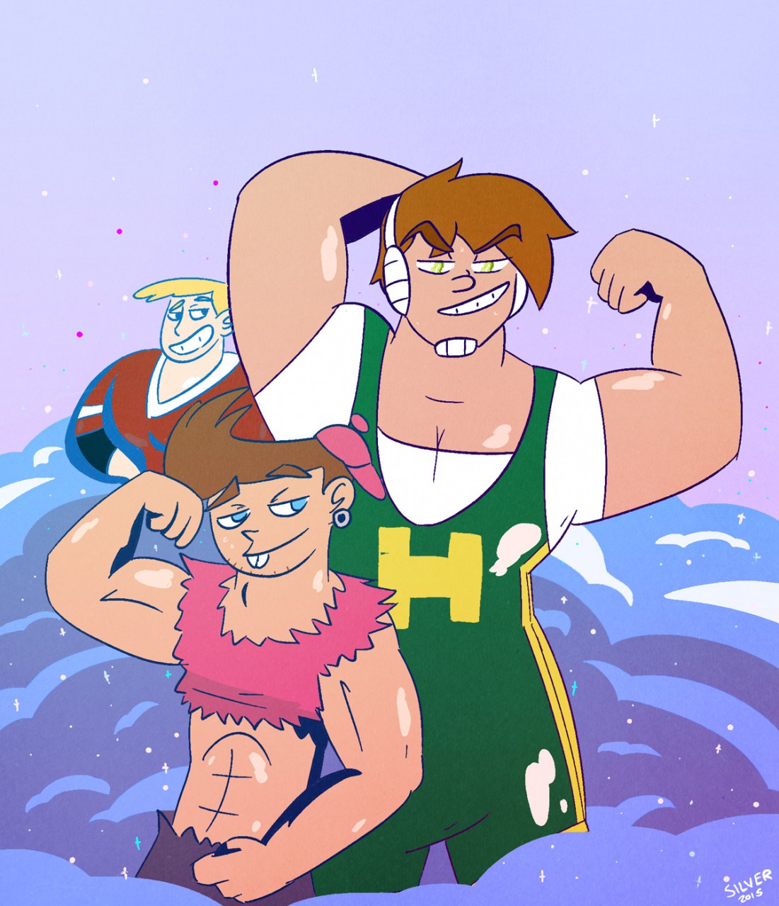 Muscle Toons by harvzilla -- Fur Affinity [dot] net