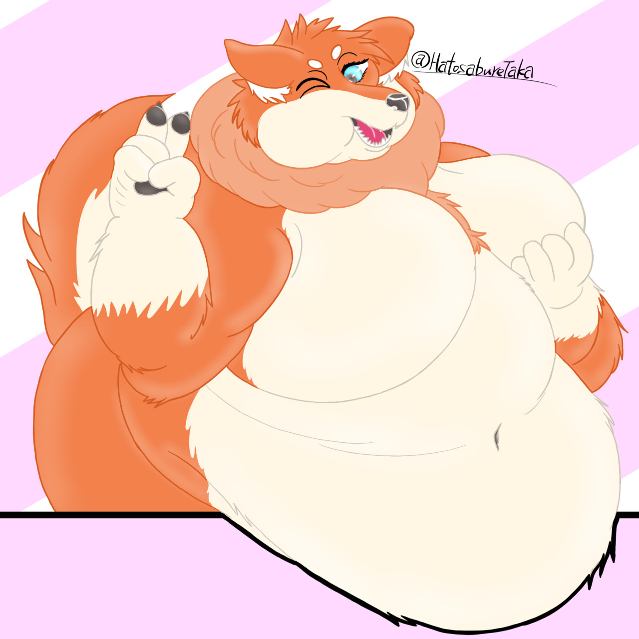 Fat furry female