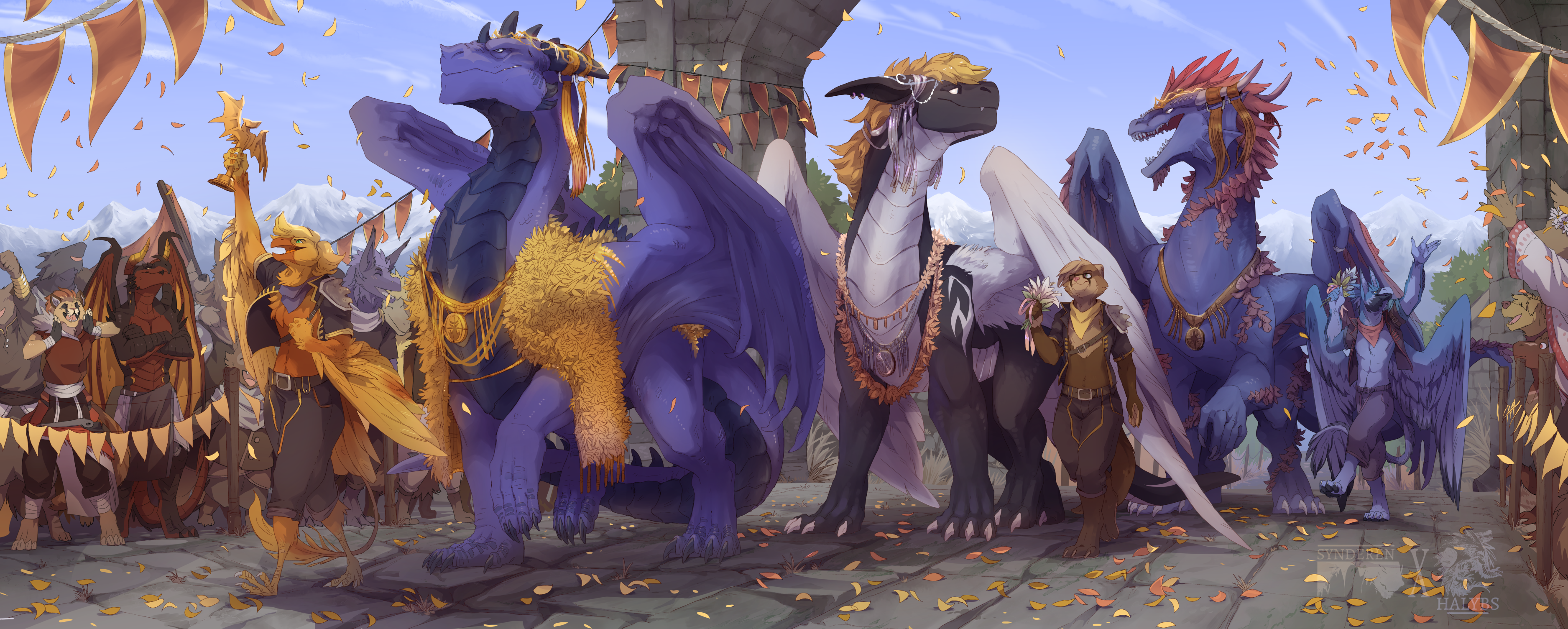 Dragon race 2 by hatsjer -- Fur Affinity [dot] net