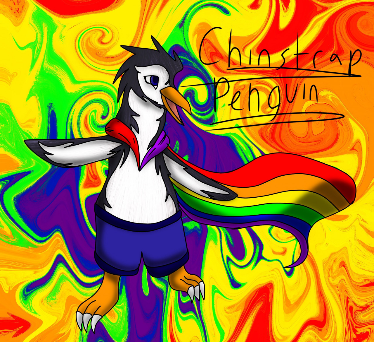 LGBTQ Pride penguin! by hayyah500 -- Fur Affinity [dot] net