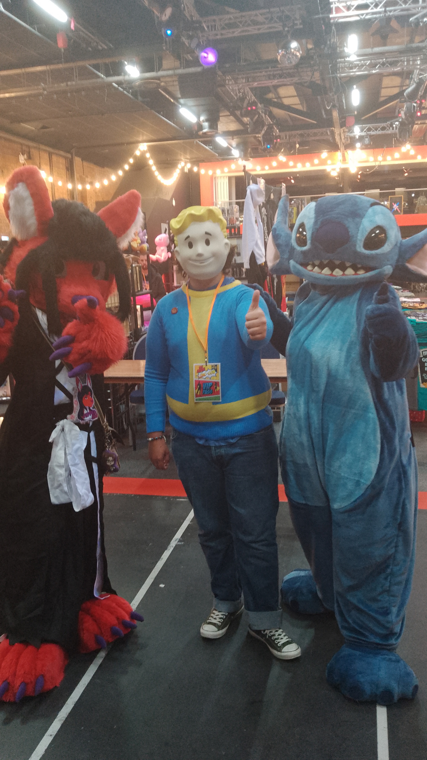 Linc Con 30 09 23 Pepper Vault Boy and Stitch by Hazumu Fur