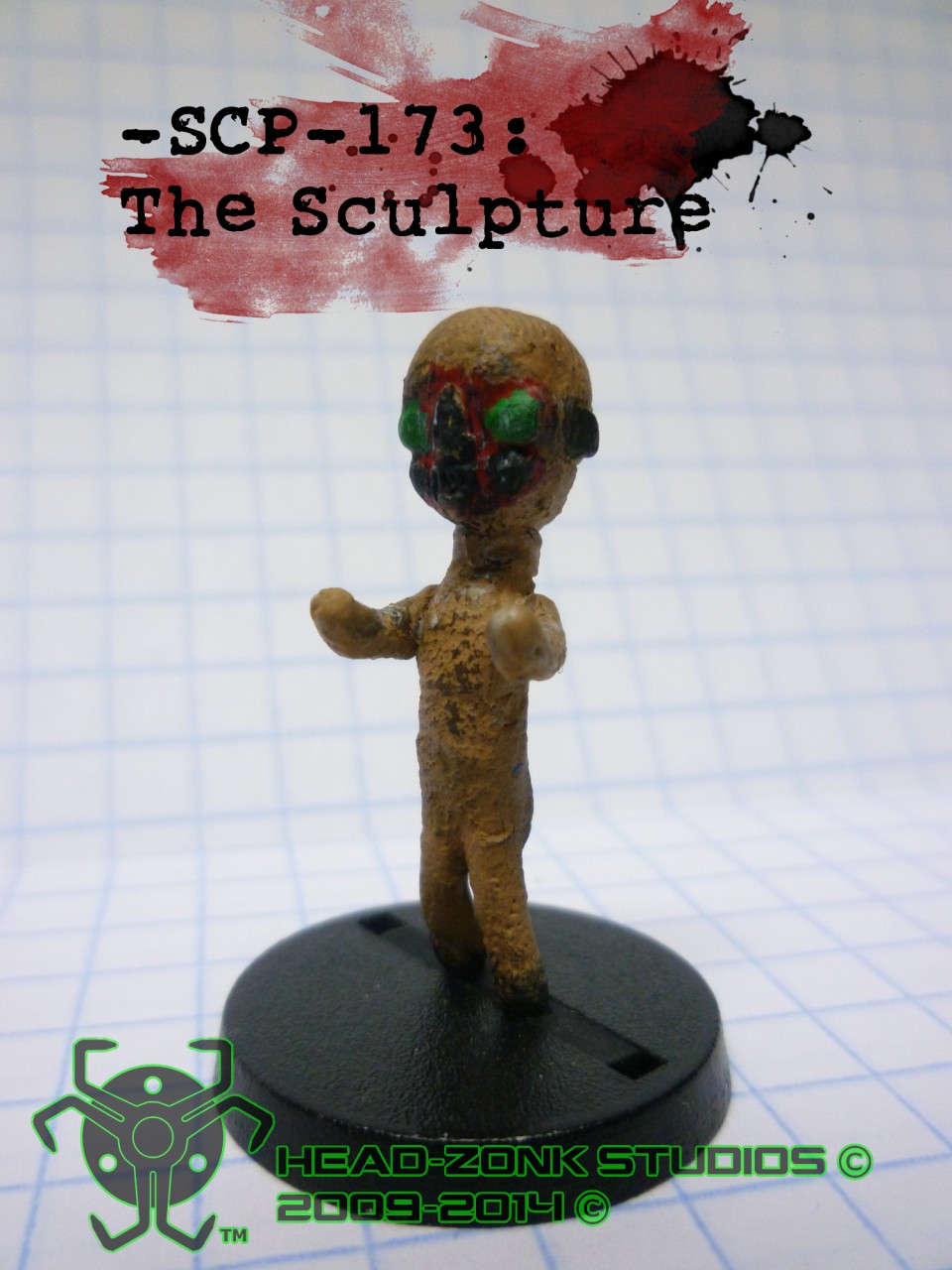 Scp 173 figurine toy sculpture SCP foundation statue horror