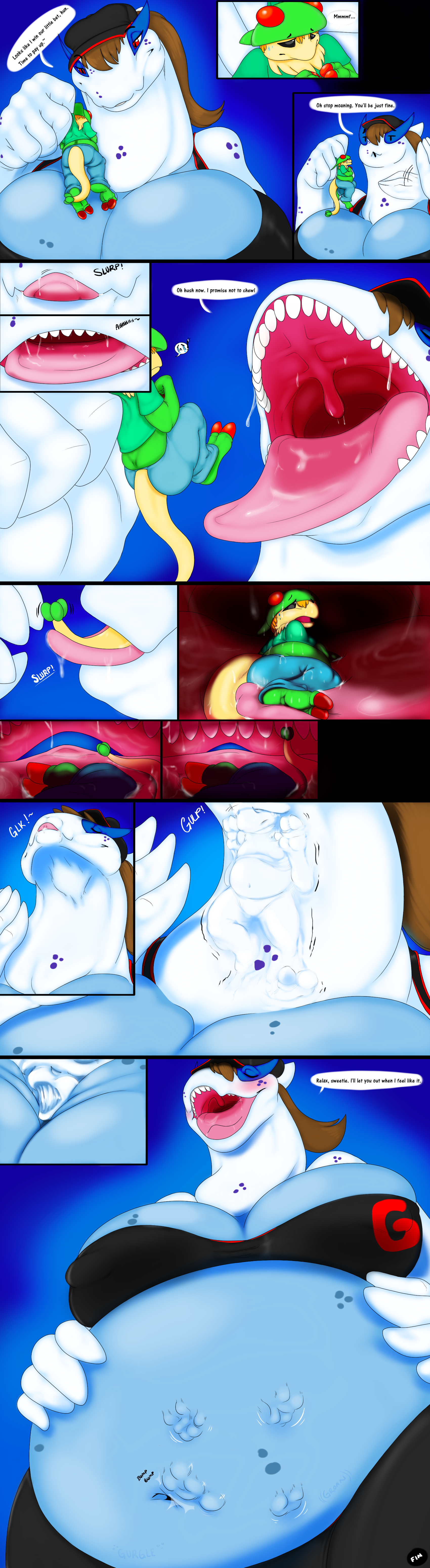 [Comic Commission] Blaze_Koopa - Uma's Bet