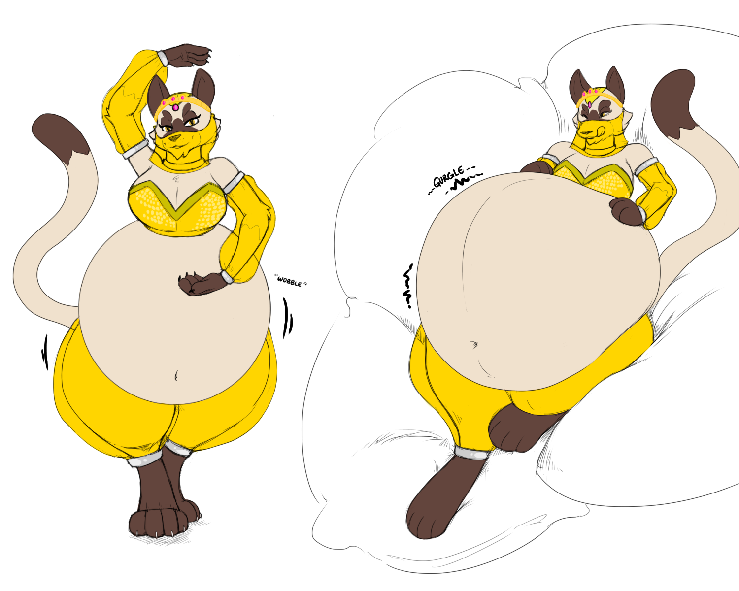 Belly dancer vore